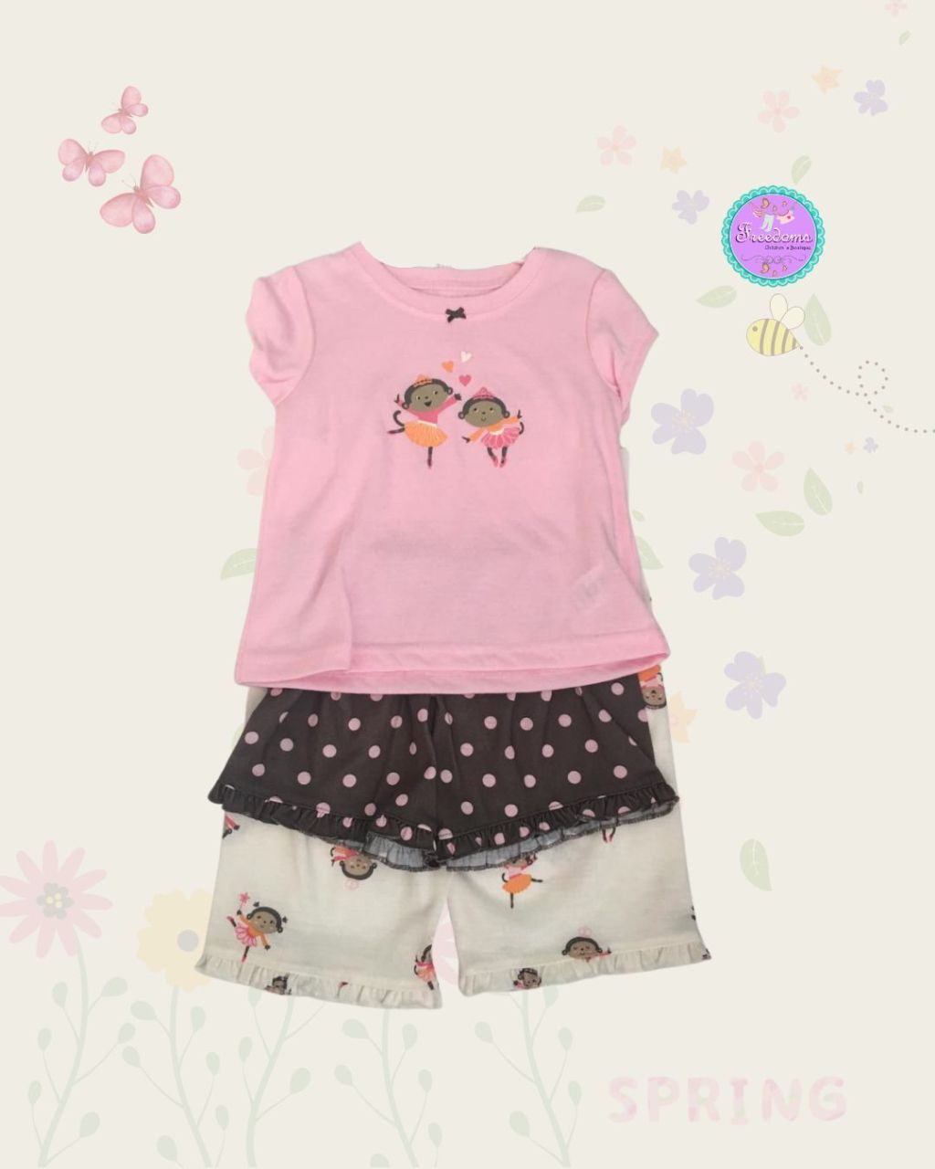 PIJAMA DE NIÑA X 3 PIESAS