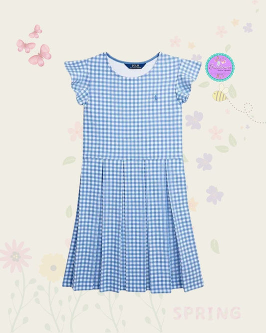 VESTIDO DE NIÑA RALPH LAUREN CUADROS GLINGLAM