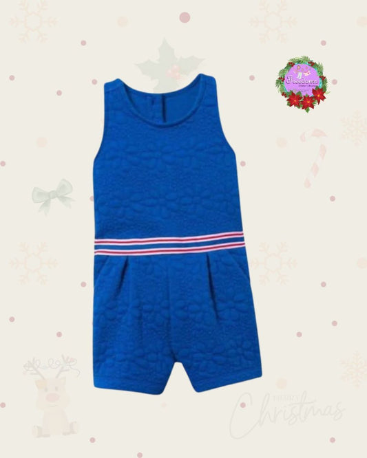 ENTERIZO DE NIÑA RUFFLE JACQUARD