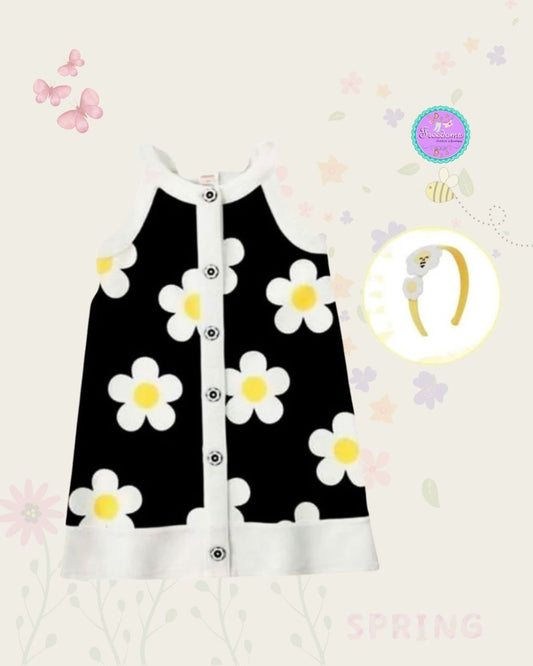 VESTIDO DE NIÑA ESTAMPADO FLORAL