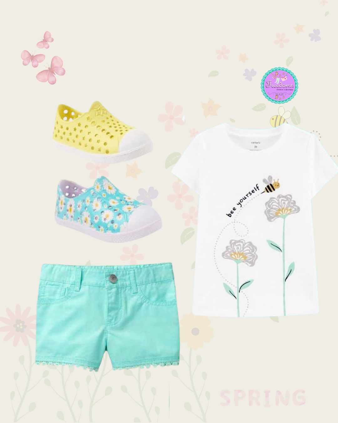 CONJUNTO DE NIÑA ABEJA