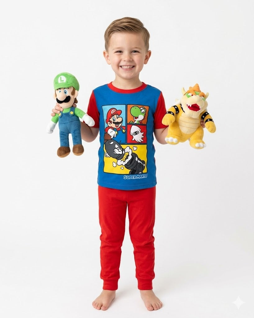 PIJAMA DE NIÑO MARIO BROS