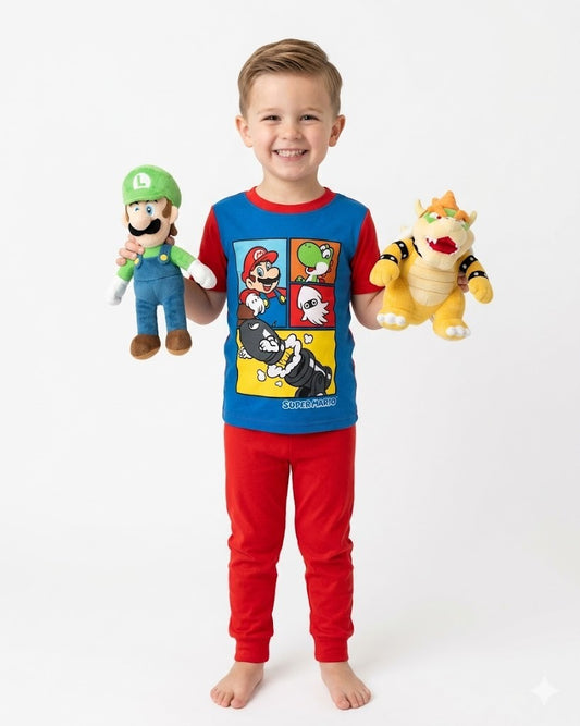 PIJAMA DE NIÑO MARIO BROS