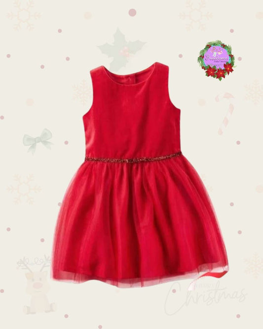 VESTIDO DE NIÑA ROJO
