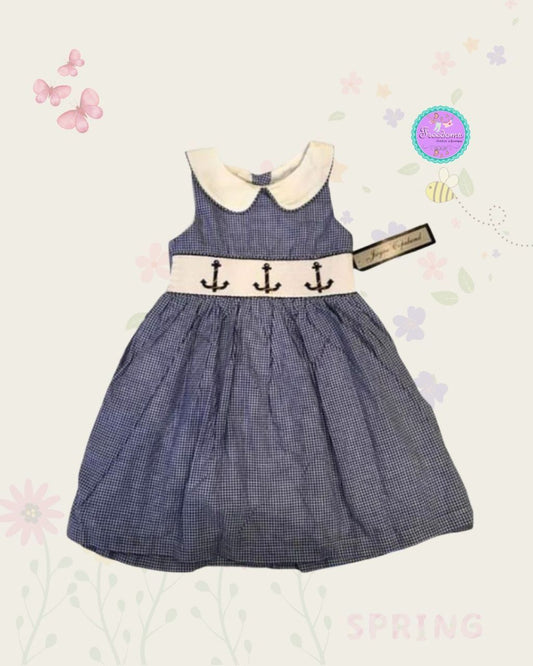 VESTIDO DE NIÑA MARINERO