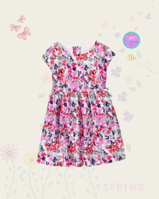 VESTIDO DE NIÑA ESTAMPADO FLORAL