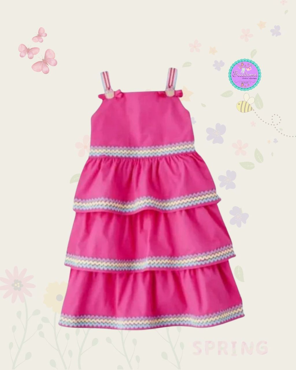 VESTIDO DE NIÑA ICE CREAM