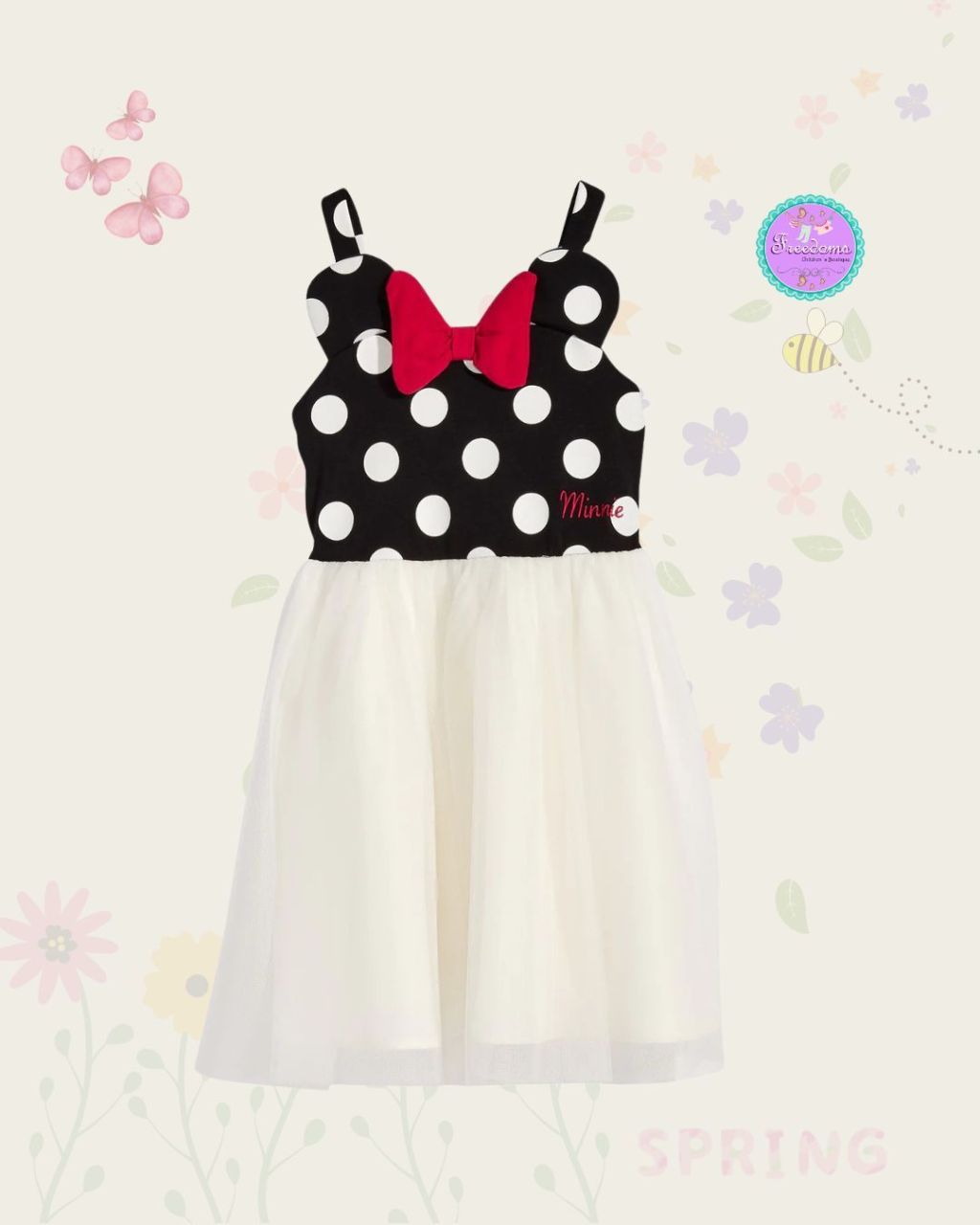 VESTIDO  DE NIÑA MINI MOUSE