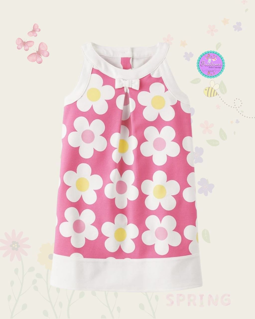 VESTIDO DE NIÑA FLORES