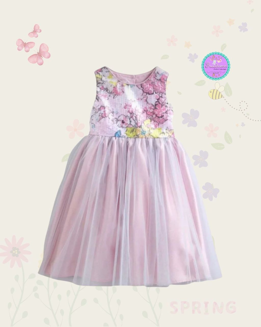 VESTIDO DE NIÑA TUL