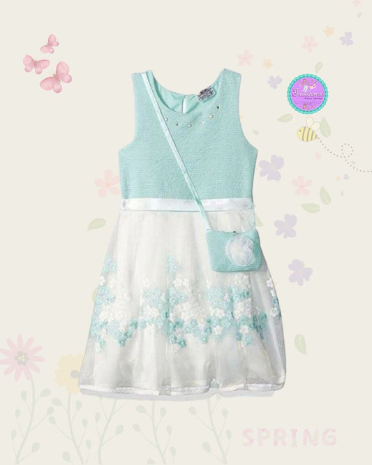 VESTIDO DE NIÑA ORGANZA
