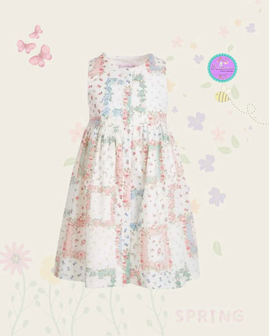 VESTIDO PACHWORK FLORES