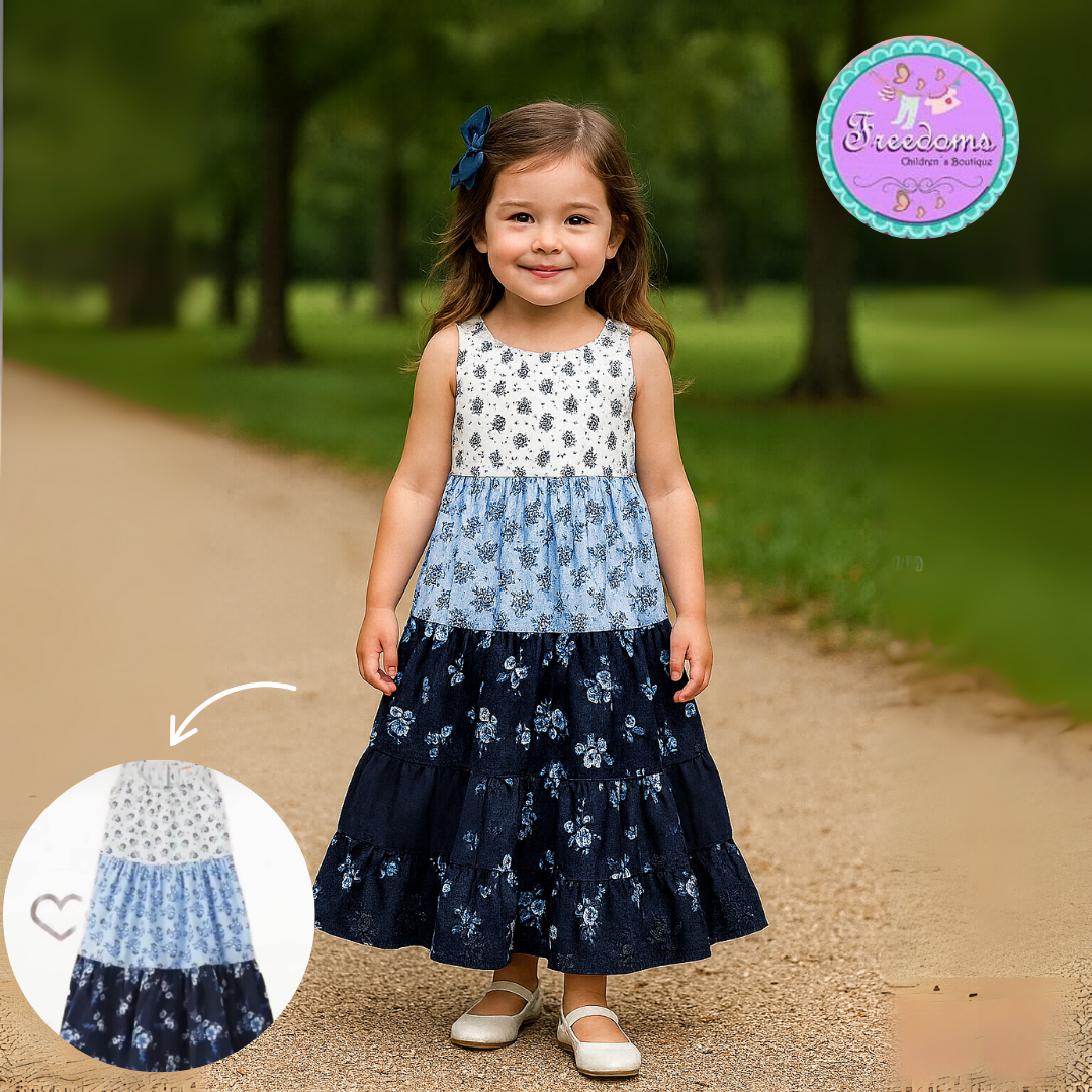 VESTIDO DE NIÑA ESTAMPADO