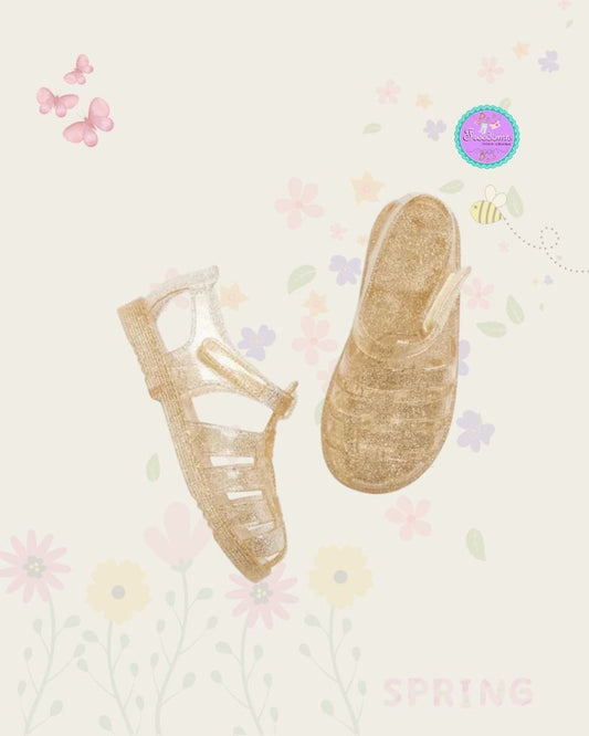 SANDALIAS JELLY DORADAS