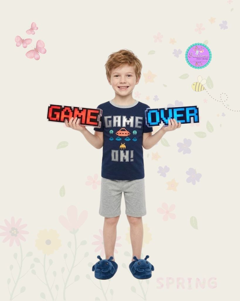 PIJAMA DE NIÑO GAME OVER