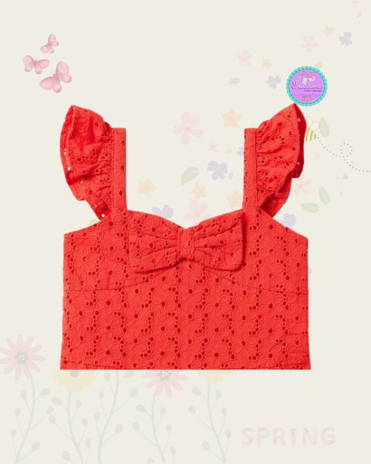 ENTERIZO ROJO DE  OJALILLO
