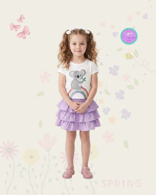 CONJUNTO DE NIÑA FALDA DE BOLEROS